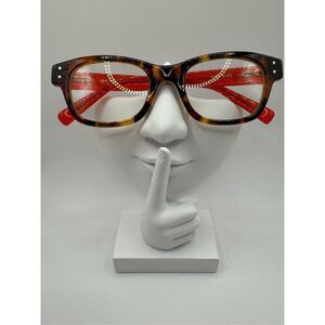 eyebobs Fizz Ed eyeglass frames brown tortoiseshell and clear red new without ca